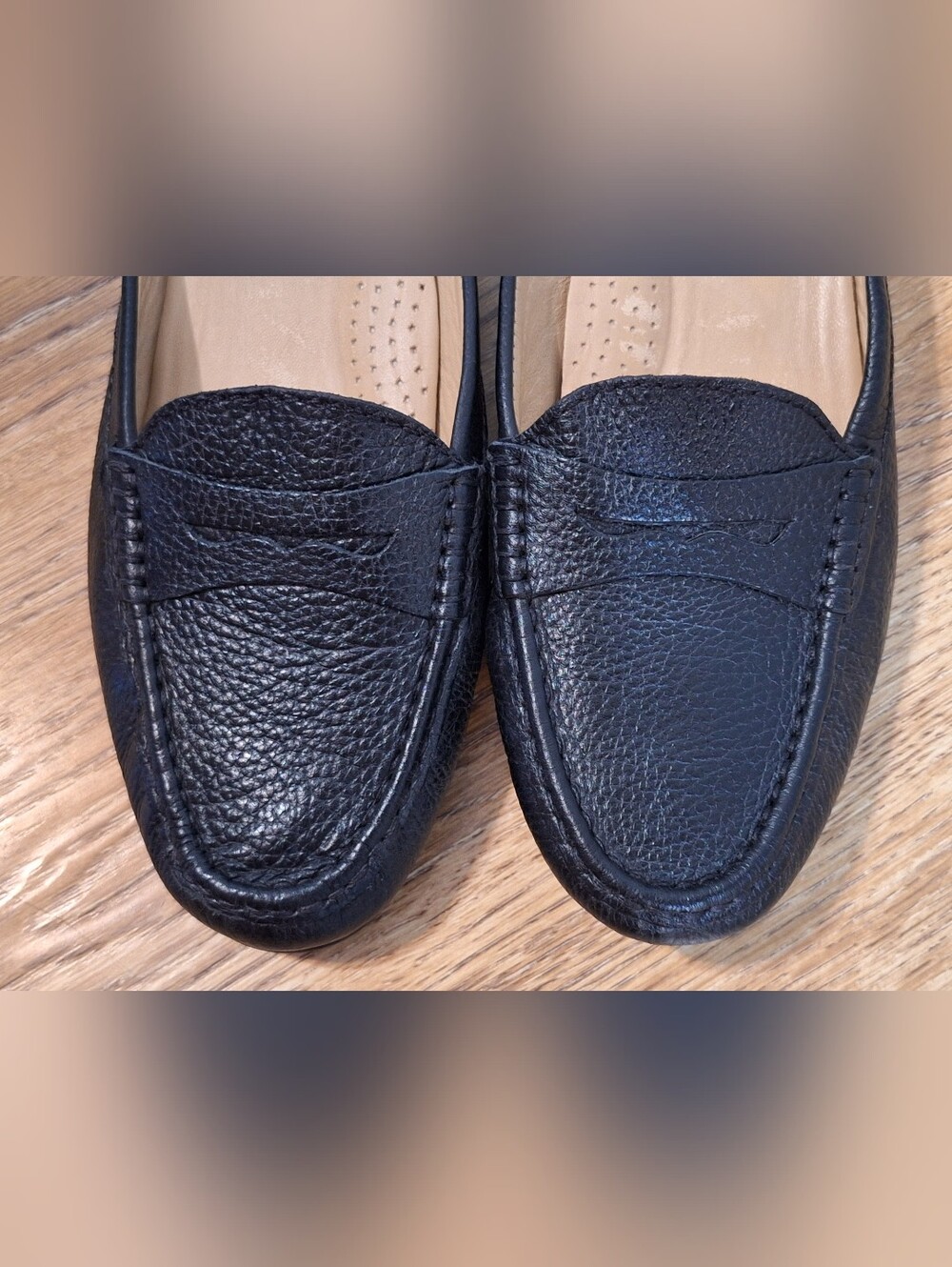 Marc Joseph New York Black Pebbled Leather Union Mule - 8.5 - Picture 12 of 13